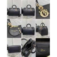 refined large Dior D-joy east-west shopper handbag travel cabin boarding luggage in lambskin - 图片 9