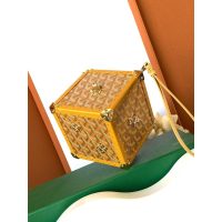 limited edition Goyard ladies DE cube trunk wristlet cosmetic lipstick holder case - 图片 4