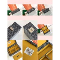 Goyard women's makeup storage box trunk ornament jewelry organizer box cosmetic case organizer - 图片 9