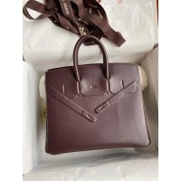 Hermes craie shadow Birkin 25cm handbag-swift leather full handmade/boutique inclusion