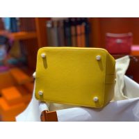 full handmade stitch Her^^mes Toolbox 20 convertible bowling handbag crossbody shoulder bucket tote - 图片 6