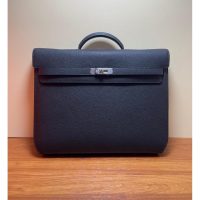 togo Hermes kelly depeches 36 briefcase document handbag PHW full handmade/boutique inclusion