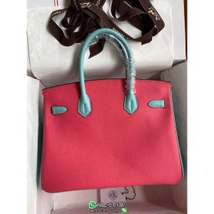 epsom hermes birkin 30 handbag with horse charm GHW full handmade/boutique inclusion