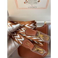 Hermes mini evelyne shoulder tote bag GHW in togo calfskin full handmade/boutique inclusion