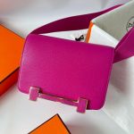 hermes geta shoulder messenger flap bag GHW in chevre leather full handmade/boutique inclusion
