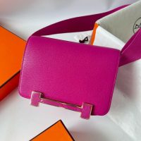 hermes geta shoulder messenger flap bag GHW in chevre leather full handmade/boutique inclusion