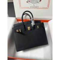 Hermes birkin 25 sellier handbag -gold brown epsom calfskin GHW full handmade boutique package