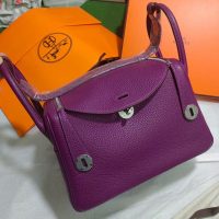 hermes lindy 26 shoulder tote bag- craie togo calfskin GHW full handmade boutique package