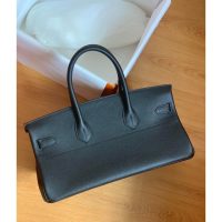 Hermes Shoulder Birkin 42cm tote handbag-craie calfskin full handmade boutique package