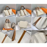 togo Hermes picotin 22 bucket tote GHW full handmade boutique package