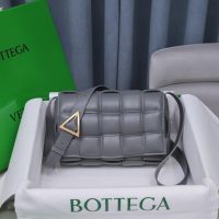 Bottega BV cassette cosmetic party pouch clutch woven flap square messenger padded original grade - 图片 6