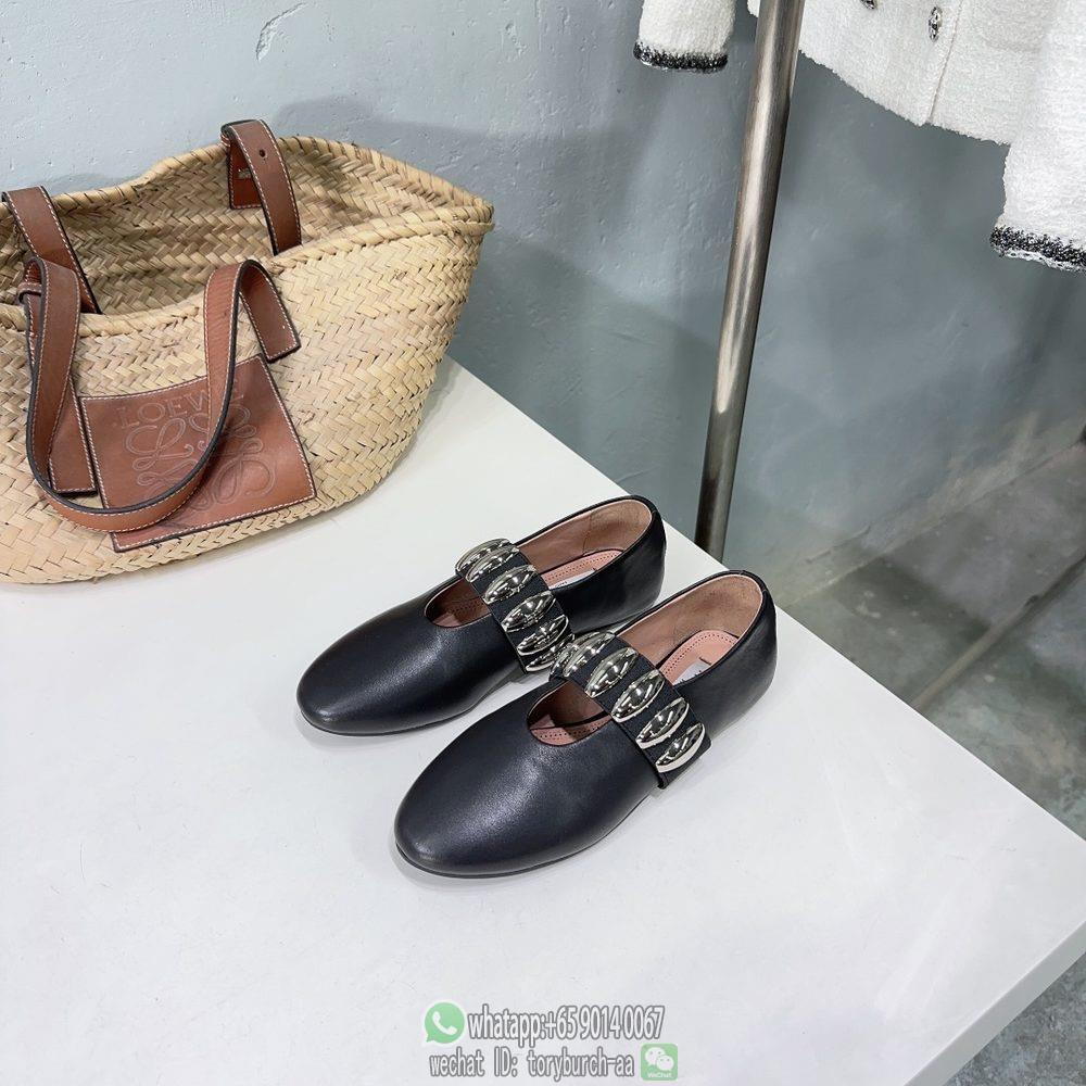 ph-11134201-820l4-mqspchif8fm533.jpg Alaia ladies Mary Jane boat shoes flat ballet dancing shoes daily casual pump size35-42 - 图片 1