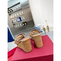 Valentino rockstud wedge espadrilles platform slide sandal mules size35-42 - 图片 4
