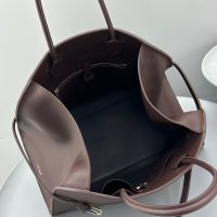 The Row margaux 15 belt capacious shoulder tote vacation carryall handbag luggage beach tote - 图片 4