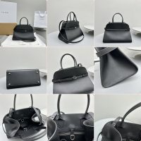 The Row margaux 12 belt shoulder tote holiday carryall handbag luggage resort beach tote - 图片 9