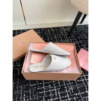 Miumiu suede slide mules half drag shoes summer flap sandal indoor healthy slipper size35-42 - 图片 9