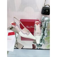Roger RV kitten heel slingback pump banquet party shoes summer dress shoes size35-40 - 图片 2