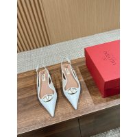 Valentino kitten heel slingback pump summer heel sandal bride wedding party shoes size35-40 - 图片 2