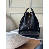 chanel small shoulder bobo bag with detachable in suede calfskin