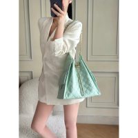 chanel small shoulder bobo bag with detachable in suede calfskin