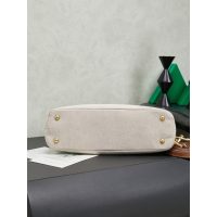 Canvas Miu Miu medieval shoulder tote bag holiday resort beach tote in two size - 图片 9