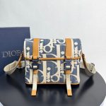 Canvas dior crossbody flap saddle messenger/shoulder satchel flap/full inclusion