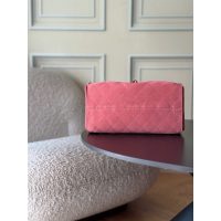 Chanel 25 small shoulder bucket Bag in suede calfskin GHW
