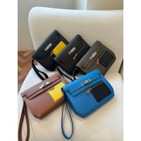 epsom Hermes Kelly depeches 25 Colormatic clutch Pouch full handmade boutique inclusion