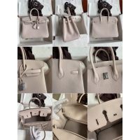 Togo Hermes birkin 25 top-handle handbag GHW full handmade boutique inclusion