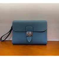 epsom Hermes depeches 24cm business clutch wristlet handmade boutique inclusion