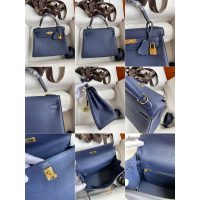 Hermes Kelly 25 handbag-Gold brownTogo calfskin GHW full handmade boutique inclusion