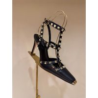 women's Valentino ruckstud Garavani caged heel pump sandal 10cm size35-40 - 图片 4