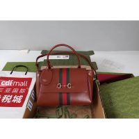Gucci Paparazzo top-handle handbag shoulder crossbody flap messenger bag with horsebit decoration - 图片 8