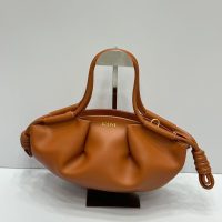 women's Loewe paseo shopping handbag pleated dumpling tote underarm hobbo baguette - 图片 5