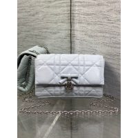 lambskin Dior top-handle cosmetic clutch/sling crossbody shoulder flap messenger - 图片 3