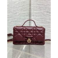lambskin Dior top-handle cosmetic clutch/sling crossbody shoulder flap messenger - 图片 9