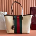 canvas Gucci striped open shoulder shopper tote/travel resort beah bag/neverfull carryall handbag