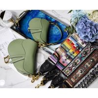 Dior symbolic flap half-moon saddle versatile casual baguette underarm bag complete with double stra - 图片 3