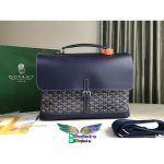 戈雅 GY Citadin vintage canvas men's flap messenger business briefcase laptop tablet handbag