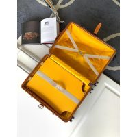 Goyard trolley box case travel gadget boarding cabin luggage vintage trolley suitcase 20 inches - 图片 5