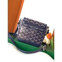 Goyard canvas vintage crossbody flap camera bag smartphone cosmetic holder pouch - 图片 2