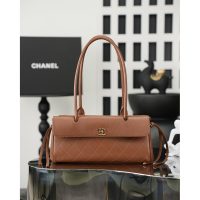 Chanel east-west shoulder underarm baguette elegant hobo tote multicolor available - 图片 5
