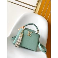 Louis Vuitton LV capucines BB top-handle handbag with tassel charm