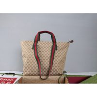 GG canvas Gucci foldable shopper handbag large-capacity coummuter tote double size