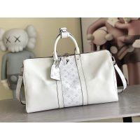 Louis Vuitton LV Flight Mode Monogram Dune Keepall 50 Duffle Bag