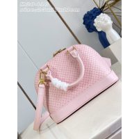 Louis Vuitton LV Alma BB Pink Crossbody Bag in Calfskin