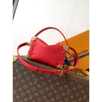 Louis Vuitton Mint Calfskin Side Trunk MM Shoulder Bag Women