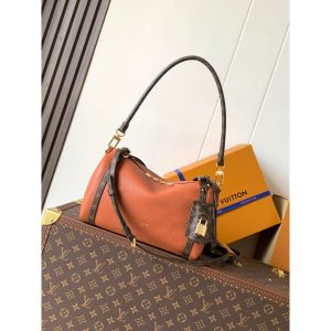 Louis Vuitton Express PM Calfskin Hobo Bag Women