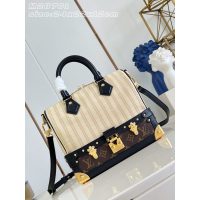 Louis Vuitton Speedy 30 Monogram Canvas Calfskin Handbag