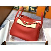 togo Hermes etain lindy 26 shoulder tote bag GHW full handmade boutique inclusion